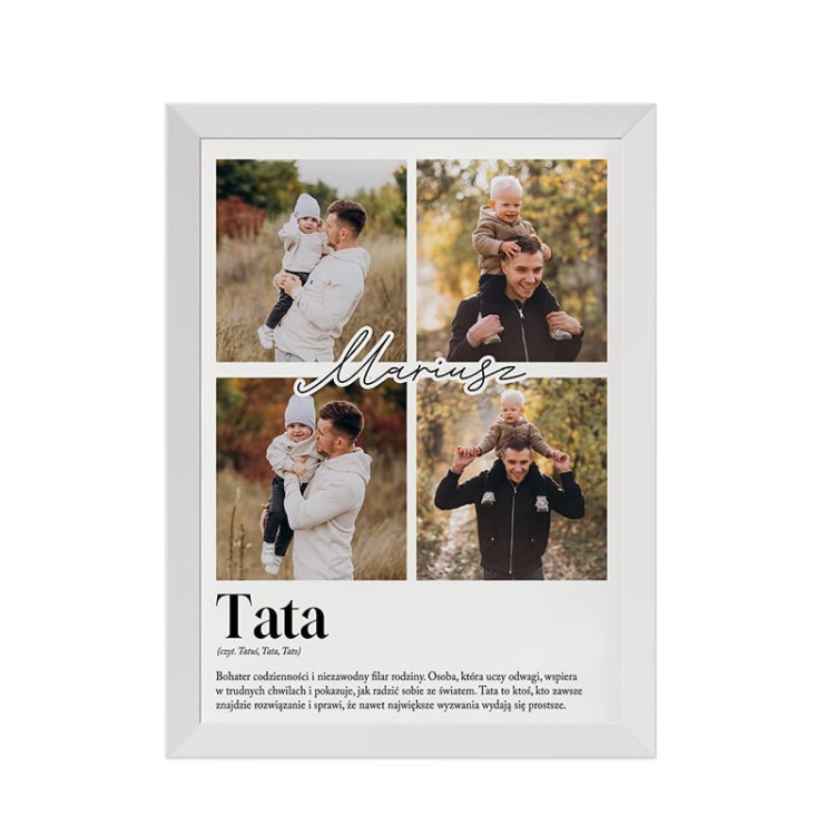 Personalizowany fotoplakat na Dzień Taty.