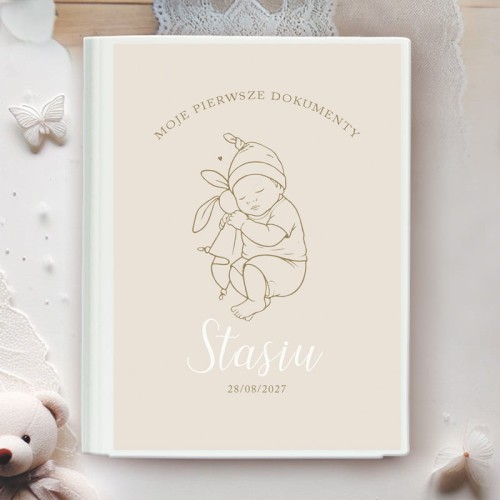 Organizer na pierwsze dokumenty dziecka z personalizacją.