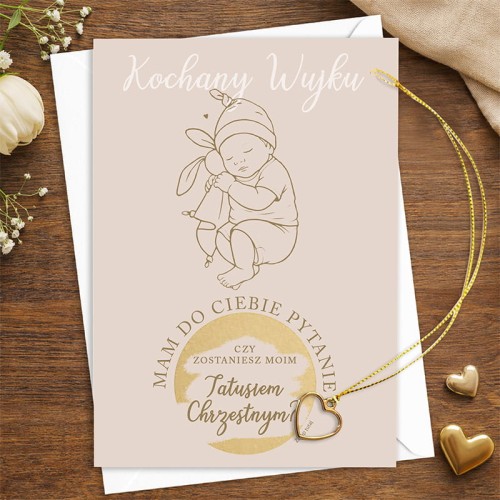 Zdrapka zapytanie do wujka o bycie chrzestnym