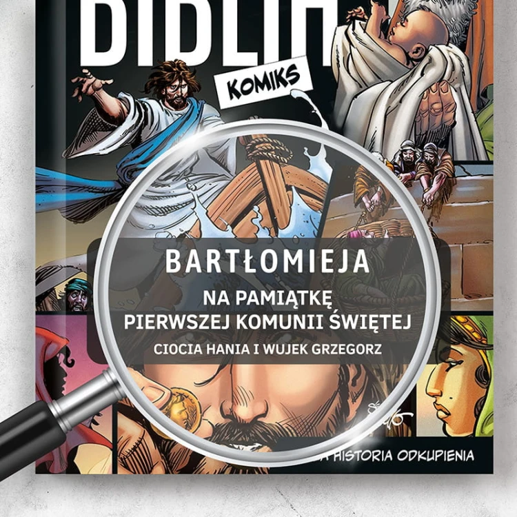 Personalizowana biblia komiks