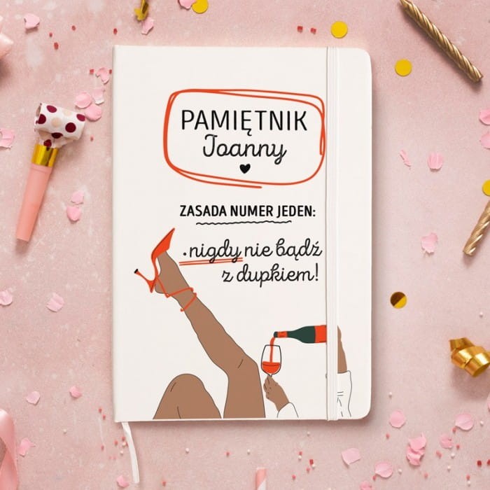 Zeszyt pamiętnik dla rozwódki Prezent z okazji rozstania