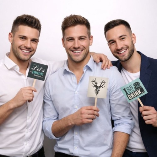 Rekwizyty do zdjęć na kawalerski