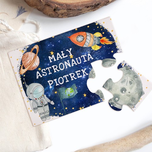 Puzzle dziecięce z motywem kosmosu. Prezent na Dzień Dziecka.