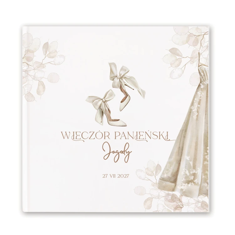 Personalizowany album na wieczór panieński dla przyszłej Panny Młodej.