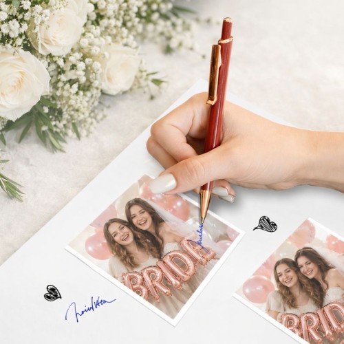 Księga pamiątkowa na zdjęcia i życzenia od przyjaciółek na panieńskim.