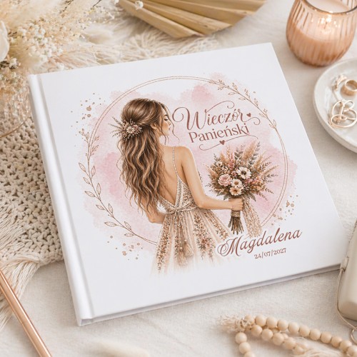 Personalizowana księga na wieczór panieński.