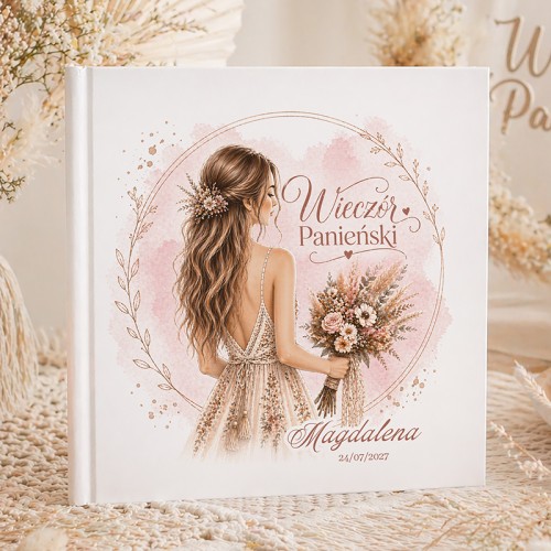 Księga wieczoru panieńskiego dla przyszłej Panny Młodej.