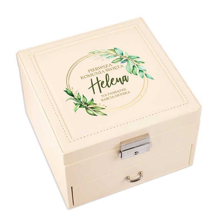 szkatułka na biżuterię prezent dla dziewczynki komunia