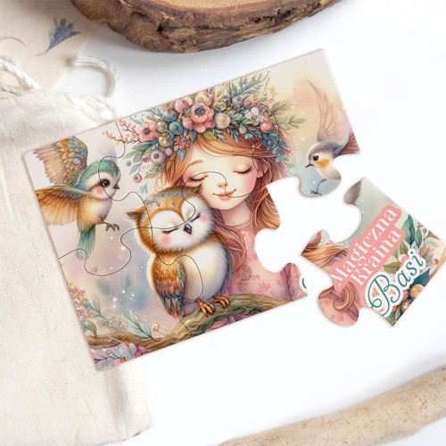 Personalizowane puzzle z uroczą grafiką