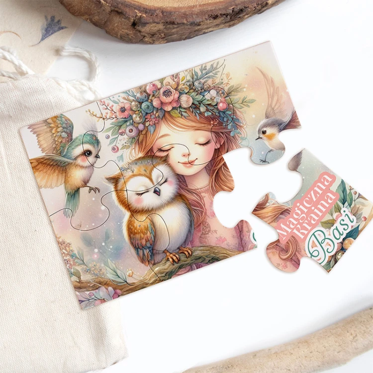Personalizowane puzzle z uroczą grafiką