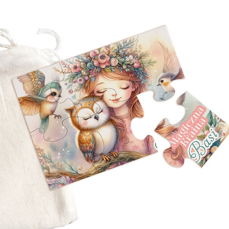 Kolorowe puzzle dla dziewczynki na prezent