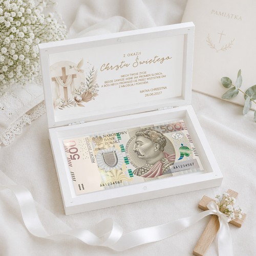 Elegancka pamiątka Chrztu Świętego dla dziecka