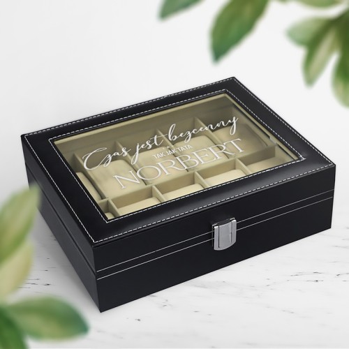 Elegancka szkatułka z personalizowanym grawerem