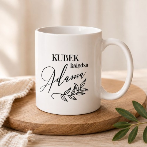 Personalizowany kubek na prezent religijny