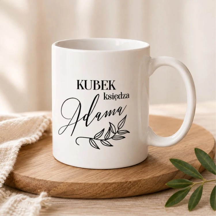Personalizowany kubek na prezent religijny