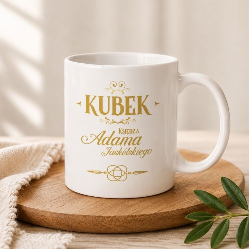 Personalizowany kubek podziękowanie dla Ksiedza