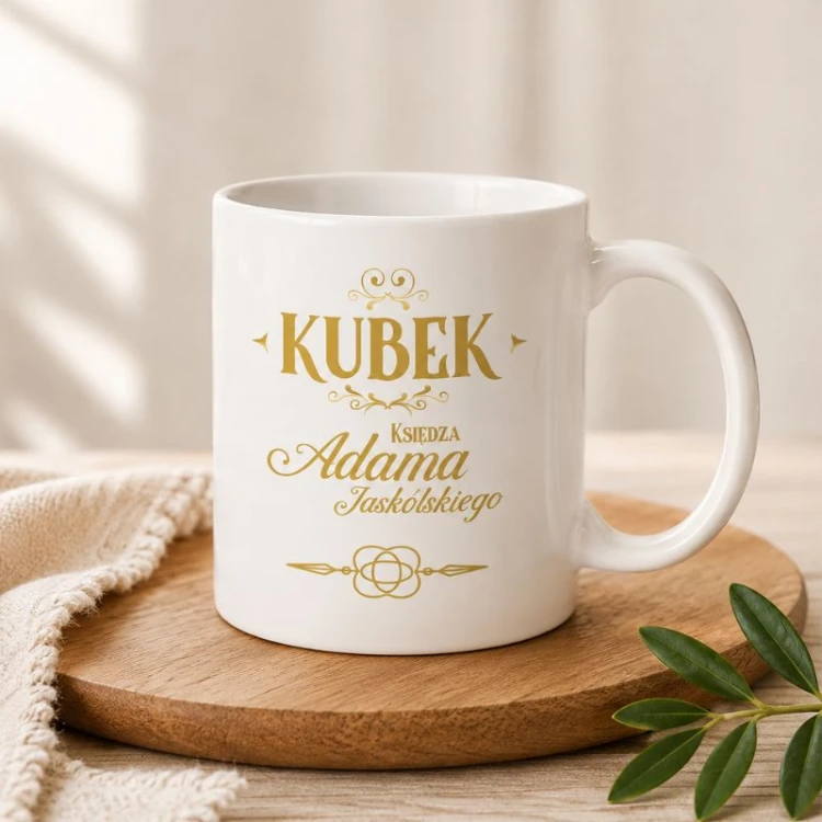 Personalizowany kubek podziękowanie dla Ksiedza