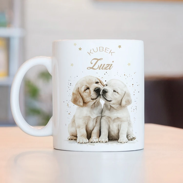 Personalizowany kubek z pieskami