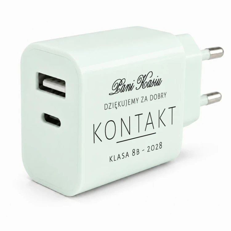 Zabawny prezent dla nauczycielki wtyczka do kontaktu.