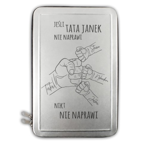 Etui z narzędziami dla taty jako prezent na Dzień Ojca.