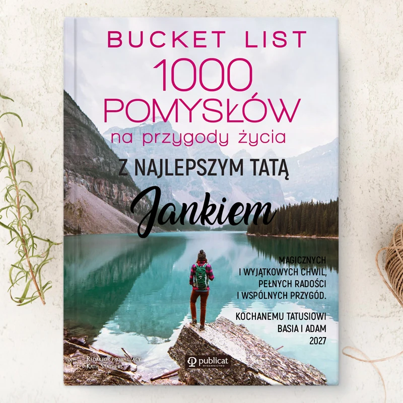 Książka Bucket List na prezent