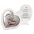 Obrazek z Aniołem Stróżem w kształcie serca jako prezent na Chrzest Święty.