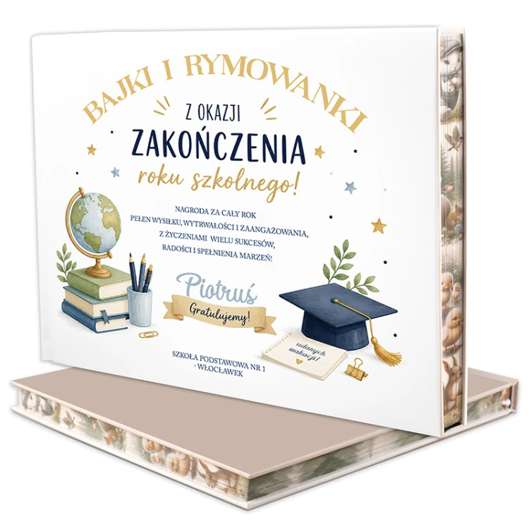 Personalizowane bajki dla dziecka na zakończenie szkoły.