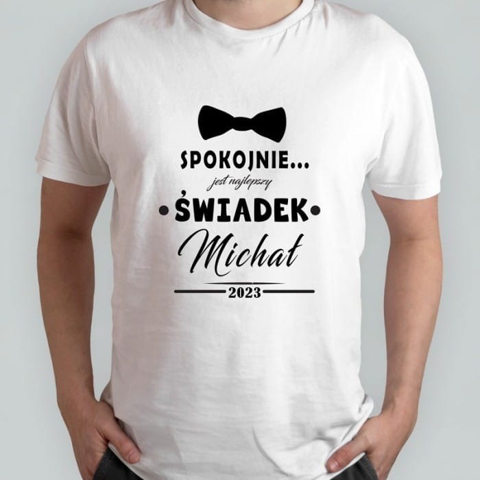 KOSZULKA dla świadka z napisem z przodu