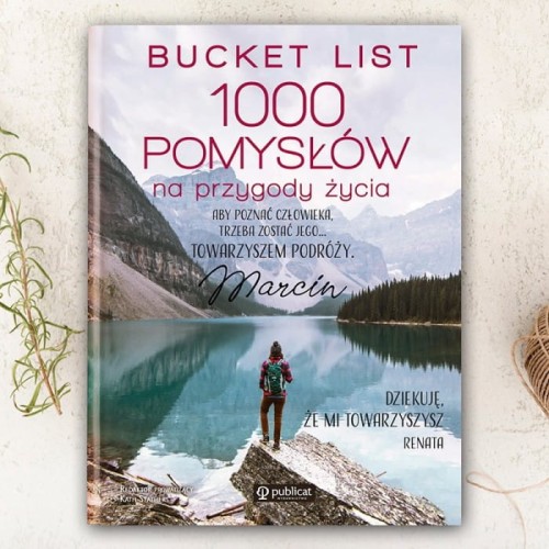 KSIĄŻKA 1000 Pomysłów Na Przygody Życia Prezent na Walentynki z dedykacją