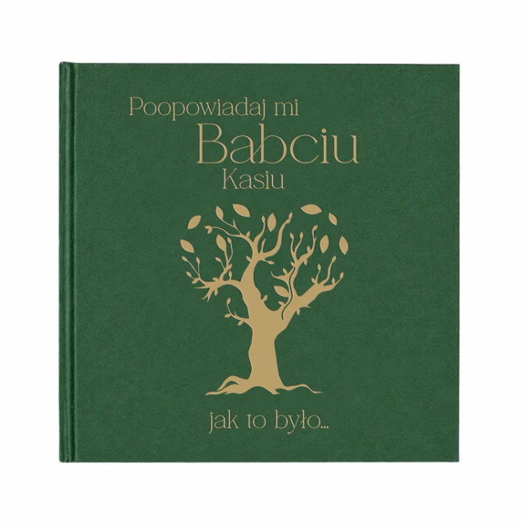 Personalizowany album dla babci do wypełnienia na Dzień Babci