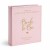 Album Bride to Be z personalizacją i różową oprawą.