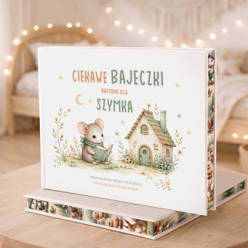 Personalizowane bajki edukacyjne dla dziecka z imieniem na okładce.