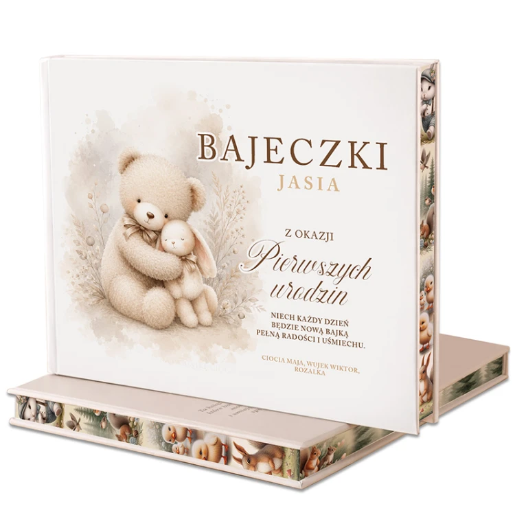 Bajeczki dla dziecka z barwnymi brzegami.