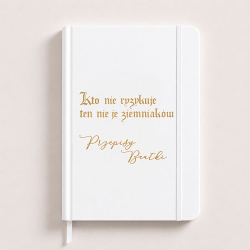 Personalizowany notatnik na przepisy w formie prezentu.
