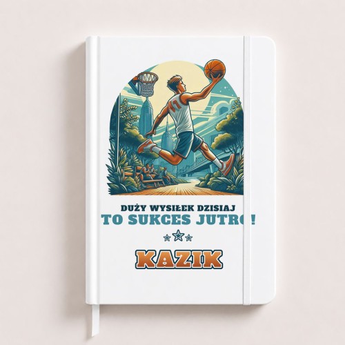 Notes dla fana koszykówki na zapiski.