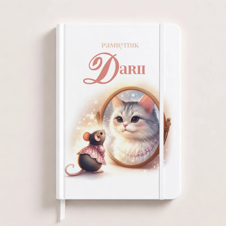Personalizowany notes dla dziewczynki.