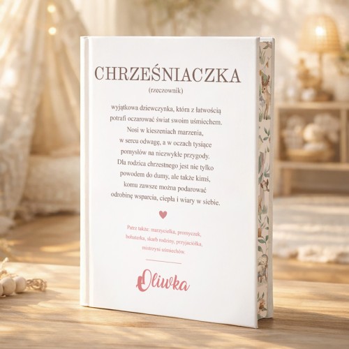Personalizowana książka z bajkami dla dziecka to piękny prezent z imieniem i czułą definicją na okładce.