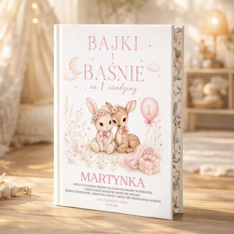 Personalizowana książeczka z bajkami dla dziecka to wyjątkowy prezent na roczek, urodziny i inne ważne okazje.