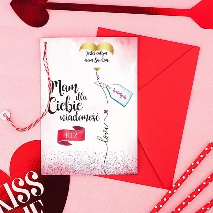 ZDRAPKA prezent na Walentynki pomysł na walentynkową niespodziankę