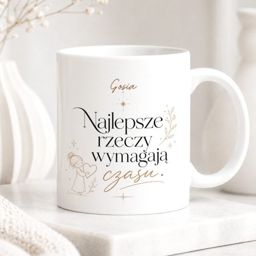 Personalizowany kubek z imieniem i cytatem
