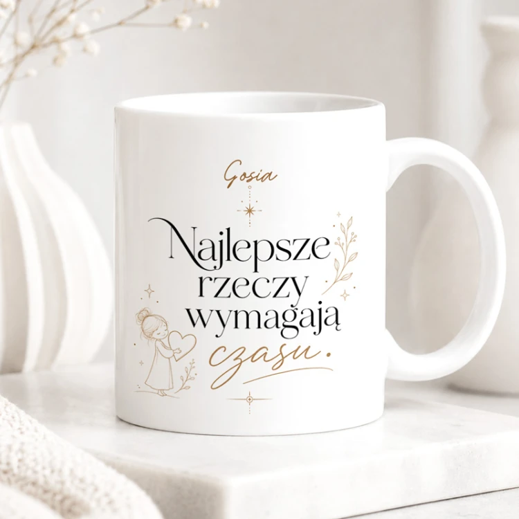 Personalizowany kubek z imieniem i cytatem