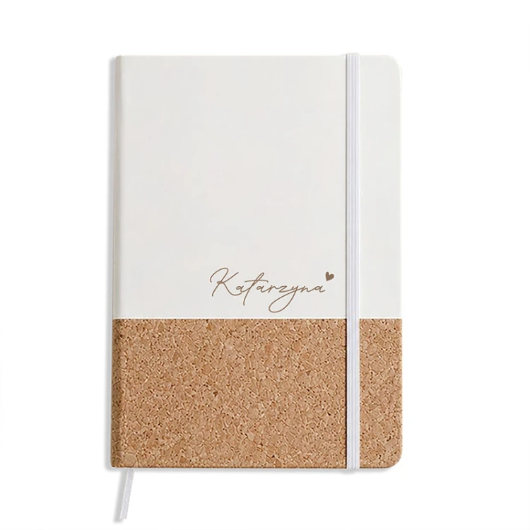 Elegancki notes personalizowany z korka