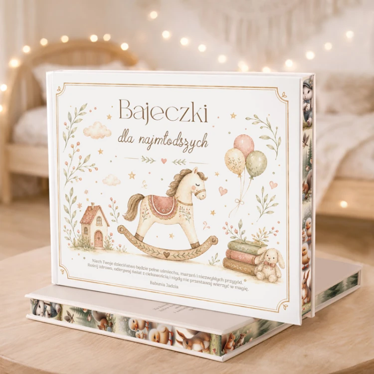 Bajeczki edukacyjne z morałem dla maluszka z pięknymi ilustracjami.