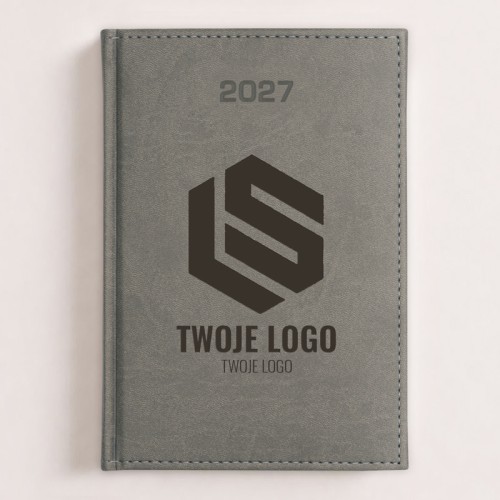 Kalendarz książkowy 2027 z logo firmy