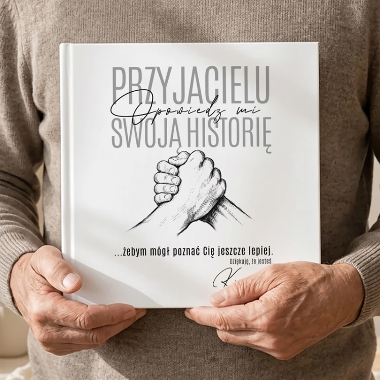 Książka wspomnień dla przyjaciela.