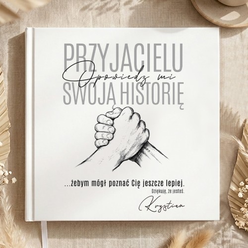 Personalizowana książka Opowiedz Mi dla przyjaciela.