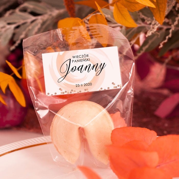 CIASTECZKA z wróżbą na wieczór panieński Powiedziałam Tak! (+etykieta) 10szt