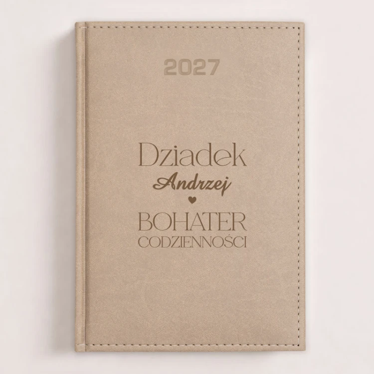 Personalizowany kalendarz dla dziadka.