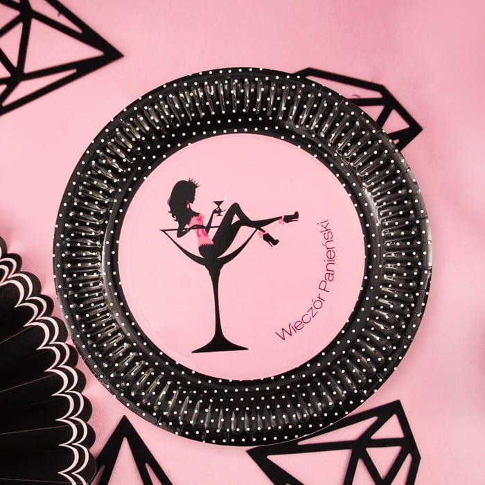 TALERZYKI papierowe Królowa Nocy 10szt