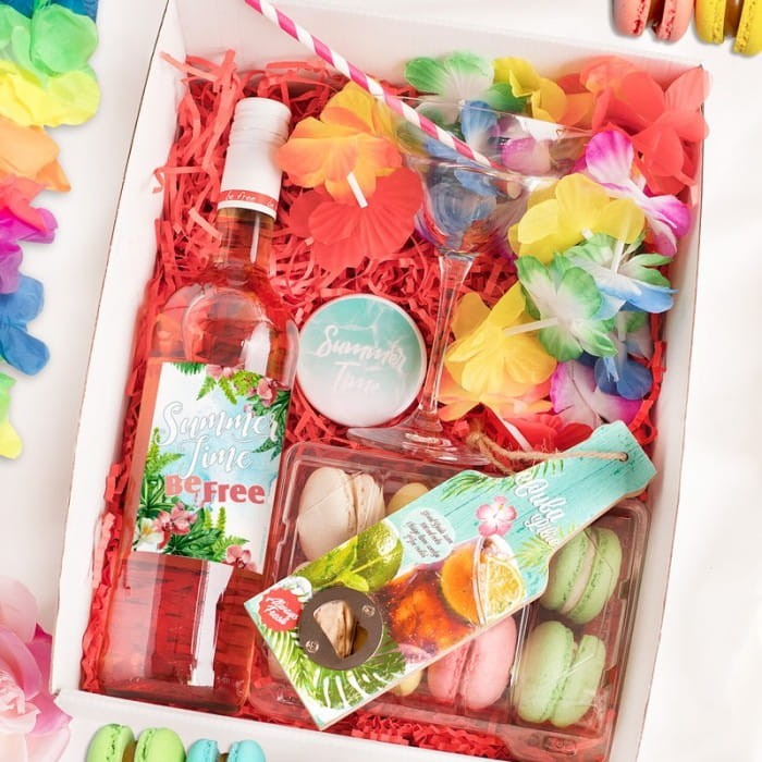 BOX prezentowy egzotyczny Summer Time Prezent dla niej